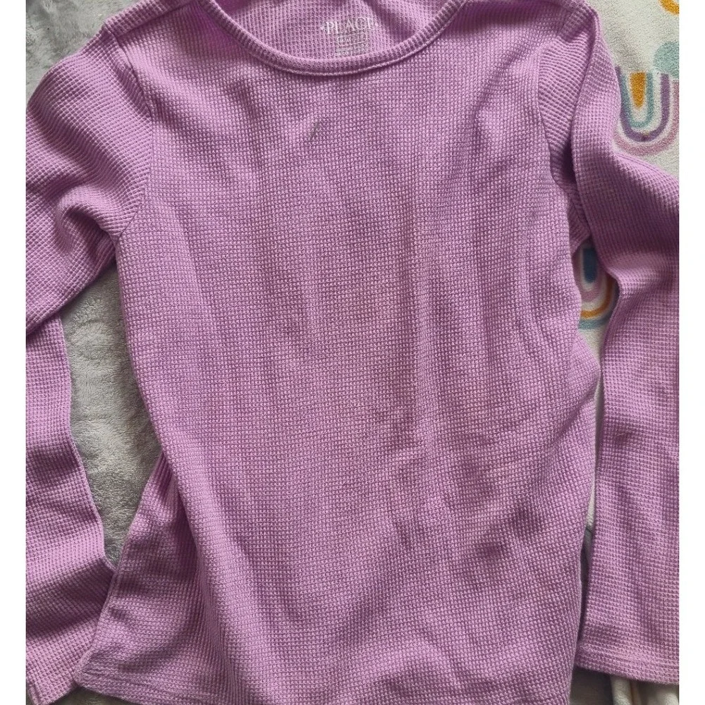 The Childrens Place Girls Size 7/8 Rainbow Pajama & Shirt Bundle 4pc Set‎